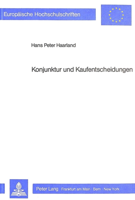 Book cover of: Konjunktur und Kaufentscheidungen