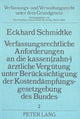 Book cover of: Verfassungsrechtliche Anforderungen an die kassen(zahn-)aerztliche Verguetung unter Beruecksichtigung der Kostendaempfungsgesetzgebung des Bundes