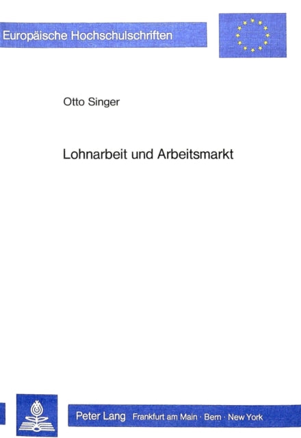 Book cover of: Lohnarbeit und Arbeitsmarkt