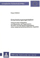 Book cover of: Entscheidungsorganisation
