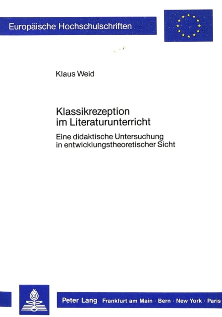Book cover of: Klassikrezeption im Literaturunterricht