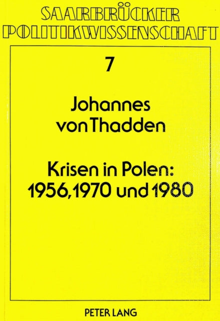 Book cover of: Krisen in Polen: 1956, 1970 und 1980