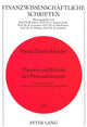 Book cover of: Theorie und Politik der Personalsteuern