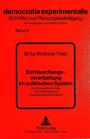 Enttaeuschungsverarbeitung im politischen System