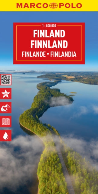 Book cover of: Finland Marco Polo Map