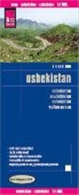 Book cover of: Uzbekistan (1:1.000.000). By: Reise Know-How Verlag