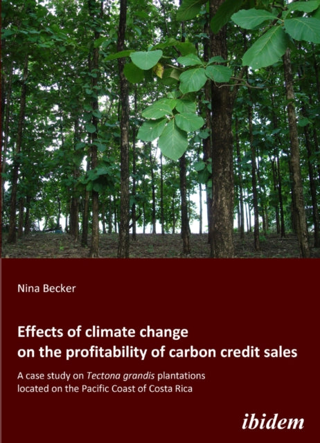 Book cover of: Effects of climate change on the profitability of carbon credit sales. By: Nina Becker