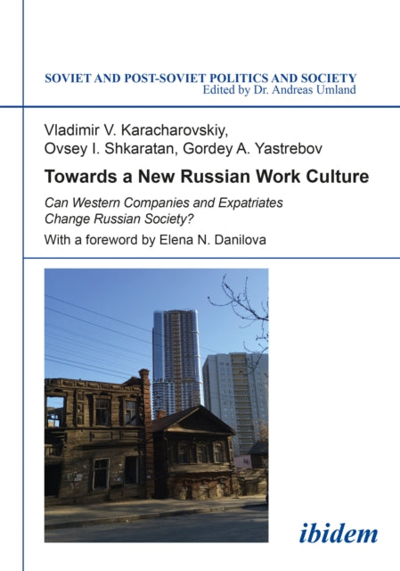 Book cover of: Towards a New Russian Work Culture. By: V. V. Karacharovskiĭ