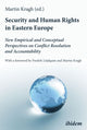 Book cover of: Security and Human Rights in Eastern Europe. By: Martin Kragh