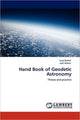 Book cover of: Hand Book of Geodetic Astronomy