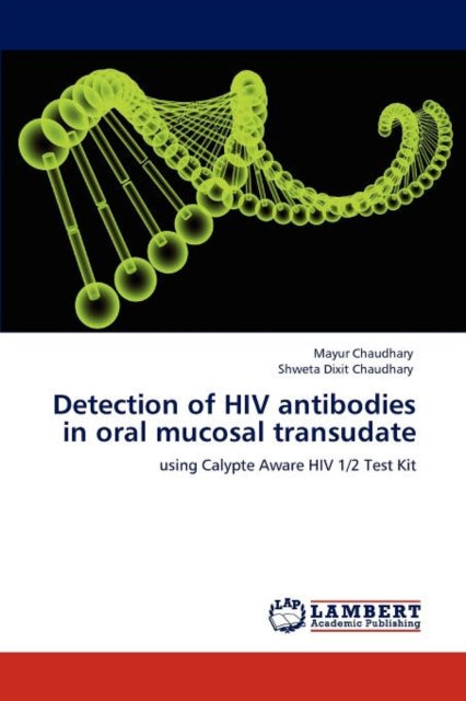 Book cover of: Detection of HIV antibodies in oral mucosal transudate