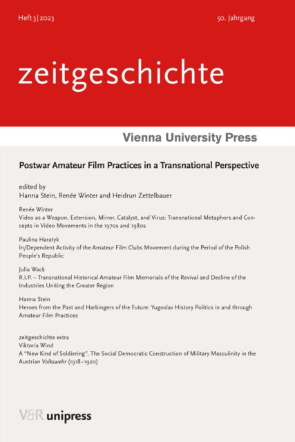 Book cover of: Postwar Amateur Film Practices in a Transnational Perspective. By: Hanna Stein