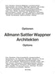 Book cover of: Allmann Sattler Wappner Architekten – Options