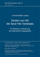 Book cover of: Studien zum Stil der Sava-Vita Teodosijes. Ein Beitrag zur Erforschung der altserbischen Hagiographie