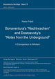 Book cover of: Bonaventura's "Nachtwachen" and Dostoevsky's "Notes from the Underground"