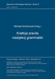Book cover of: Kratkija pravila rossijskoj grammatiki