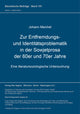 Book cover of: Zur Entfremdungs- und Identitaetsproblematik in der Sowjetprosa der 60er und 70er Jahre