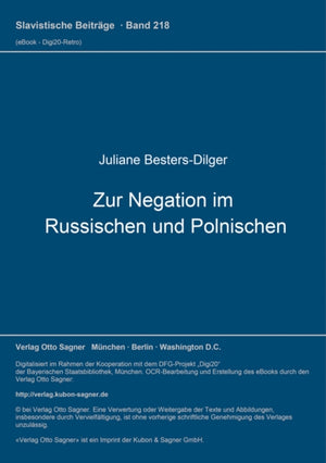 Zur Negation im Russischen und Polnischen