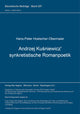 Book cover of: Andrzej Kusniewicz' synkretistische Romanpoetik