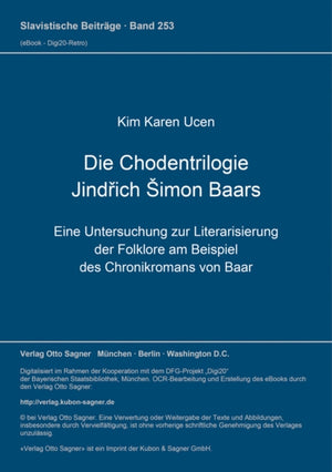 Die Chodentrilogie Jindrich Simon Baars