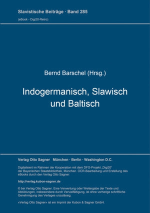 Indogermanisch, Slawisch und Baltisch