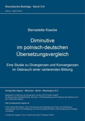 Diminutive im polnisch-deutschen Uebersetzungsvergleich