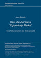Book cover of: Osip Mandel'stams "Egipetskaja marka"