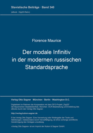 Der modale Infinitiv in der modernen russischen Standardsprache