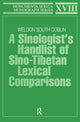 Book cover of: Sinologists Handlist of Sino-Tibetan Lexical Comparisons