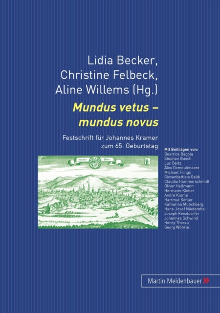 Book cover of: Mundus Vetus - Mundus Novus. By: Lidia Becker