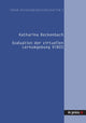 Book cover of: Evaluation Der Virtuellen Lernumgebung Vibos. By: Katharina Beckenbach