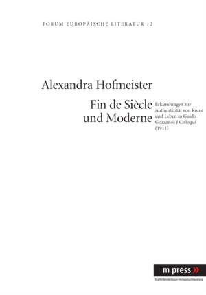 Fin de Siecle Und Moderne
