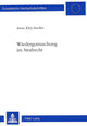 Book cover of: Wiedergutmachung im Strafrecht
