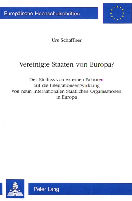 Book cover of: Vereinigte Staaten von Europa?