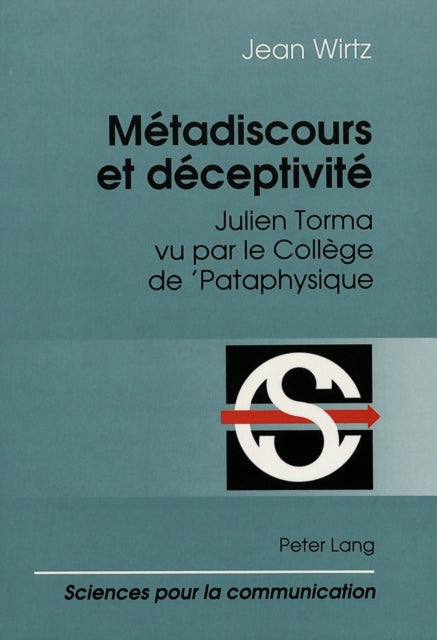 Book cover of: Metadiscours et deceptivite