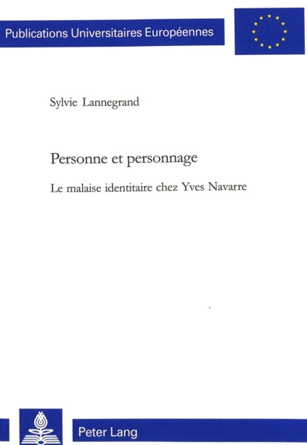 Book cover of: Personne et personnage