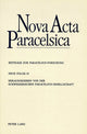 Book cover of: Nova ACTA Paracelsica