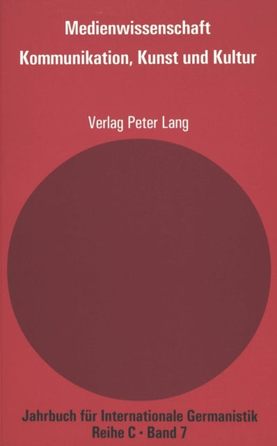 Book cover of: Medienwissenschaft