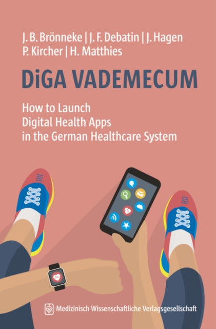 Book cover of: DiGA VADEMECUM. By: Jan B. Bronneke