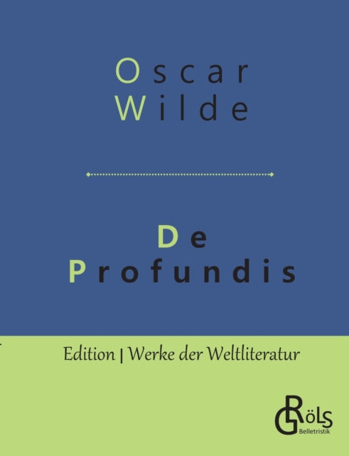 Book cover of: De Profundis