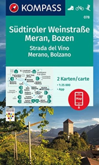 Book cover of: Sudtiroler Weinstraße, Meran, Bozen +AG