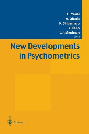 New Developments in Psychometrics