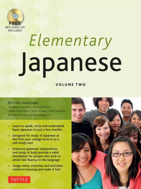 Book cover of: Elementary Japanese Volume Two. By: Yoko Hasegawa