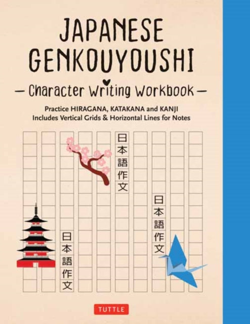 Japanese Genkouyoushi Character Writing Workbook