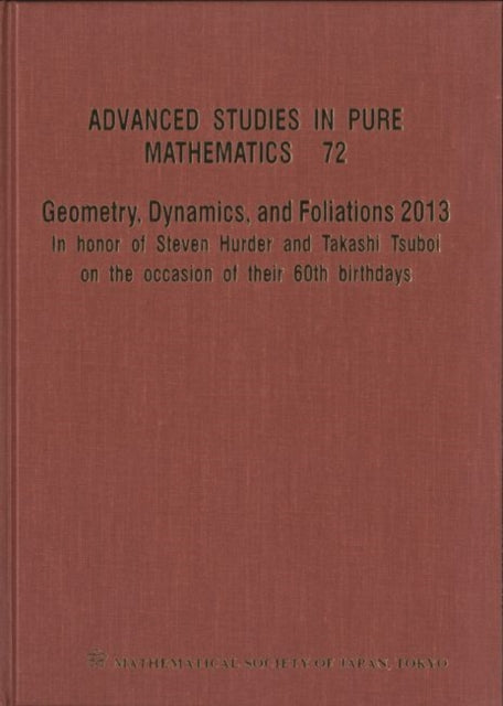 Geometry, Dynamics, And Foliations 2013