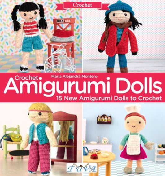 Book cover of: Crochet Amigurumi Dolls. By: Maria Alejandra Montero