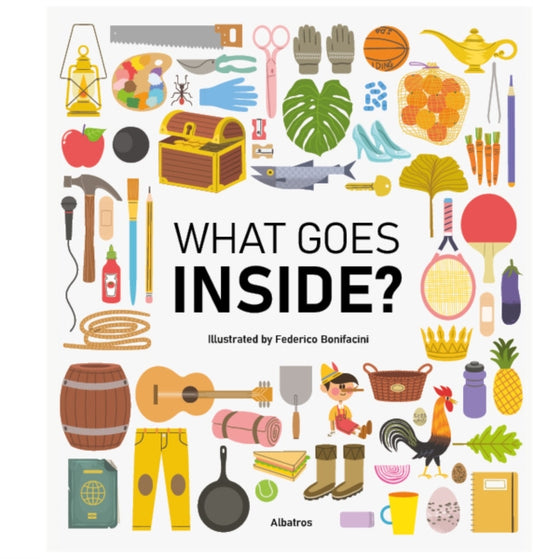 Book cover of: What Fits Inside. By: Magda Gargulakova