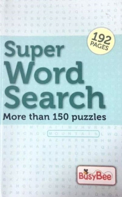 Book cover of: Super Word Search. By: pegasus