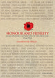 Book cover of: Honour and Fidelity. By: Amarinder Singh