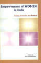 Book cover of: Empowerment of Women in India. By: V. Ganesamurthy